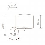 Бра Nowodvorski HOTEL GRAY I 9303