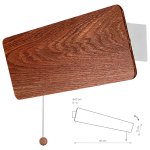 Бра Nowodvorski OSLO OAK 9313