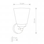 Светильник настенный Nowodvorski BALI WHITE 9354