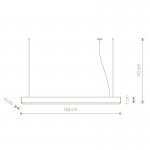 Светильник подвесной Nowodvorski OFFICE LED GRAPHITEE 9356