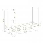 Светильник подвесной Nowodvorski PLANT WHITE 9382