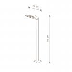 Уличный светильник Nowodvorski PATHWAY LED S 9420