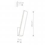 Уличный настенный светильник Nowodvorski ZOA LED 10W 9421