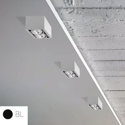 Светильник встраиваемый Nowodvorski BOX BLACK II ES 111 9470 Светильник встраиваемый Nowodvorski BOX BLACK II ES 111 9470