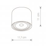 Светильник накладной Nowodvorski BIT GRAPHITEE S 9486