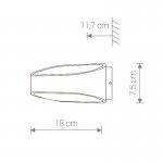 Уличный настенный светильник Nowodvorski HAVANA LED 9511