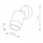 Уличный настенный светильник Nowodvorski FALLON 9552