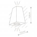 Уличный настенный светильник Nowodvorski LAMAR 9553