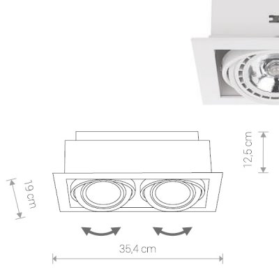 Светильник встраиваемый Nowodvorski DOWNLIGHT WHITE II ES 111 9574 Светильник встраиваемый Nowodvorski DOWNLIGHT WHITE II ES 111 9574