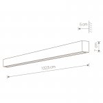 Светильник настенный Nowodvorski STRAIGHT WALL LED GRAPHITEE L 9616
