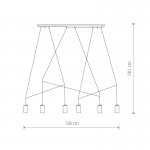 Люстра подвесная Nowodvorski IMBRIA WHITE VI 9674