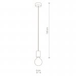 Светильник подвесной Nowodvorski TULUM CONCRETE 9692