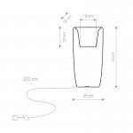 Ландшафтный светильник Nowodvorski FLOWERPOT M 9712