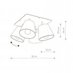 Светильник потолочный Nowodvorski AWINION IV 9716