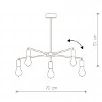 Люстра подвесная Nowodvorski STICKS V 9735
