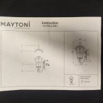 Настенный светильник (бра) Maytoni O413WL-01GB1 Albion
