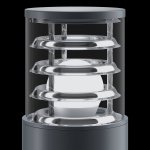 Фонарь уличный (столб) Maytoni O576FL-01GR 