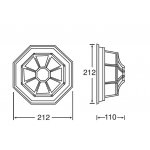 Светильник настенно-потолочный Oasis Light 10834 Bl