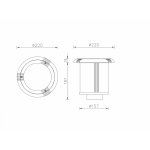 Светильник встраиваемый Oasis Light 12612 W