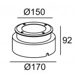 Светильник встраиваемый Oasis Light 12682