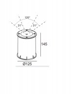 Светильник встраиваемый Oasis Light 12685