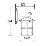 Светильник настенный Oasis Light 15802 Gb