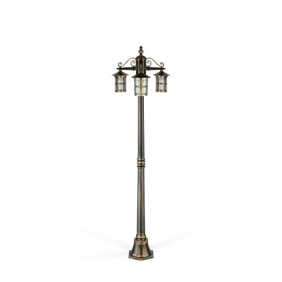 Светильник столб уличный 3 фонаря Oasis Light 15808B Gb Светильник столб уличный 3 фонаря Oasis Light 15808B Gb