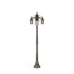 Светильник столб уличный 3 фонаря Oasis Light 15808B Gb