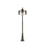 Светильник столб уличный 3 фонаря Oasis Light 15809B Gb
