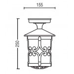 Светильник потолочный Oasis Light 15855А Gb