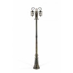 Светильник столб уличный 3 фонаря Oasis Light 15859B/18 Gb