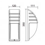 Светильник настенный Oasis Light 1836