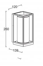 Светильник настенный Oasis Light 2888