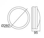 Светильник настенно-потолочный Oasis Light 3362