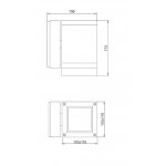 Светильник настенный 1 луч Oasis Light 6055 Bl