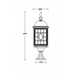 Светильник столб уличный Oasis Light 64804L Bl