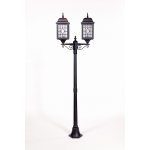 Светильник столб уличный 2 фонаря Oasis Light 64808LA Bl
