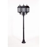 Светильник столб уличный 3 фонаря Oasis Light 64808LB Bl