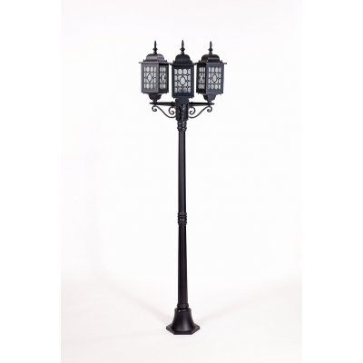 Светильник столб уличный 3 фонаря Oasis Light 64808SB Bl Светильник столб уличный 3 фонаря Oasis Light 64808SB Bl