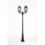 Светильник столб уличный 2 фонаря Oasis Light 64809LA Bl