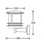 Светильник настенный Oasis Light 68301/12 Bl opal