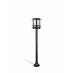 Светильник столб уличный 1 фонарь Oasis Light 68306 Bl smoke