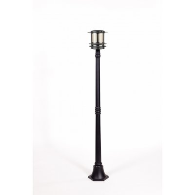 Светильник столб уличный 1 фонарь Oasis Light 68308 Bl smoke