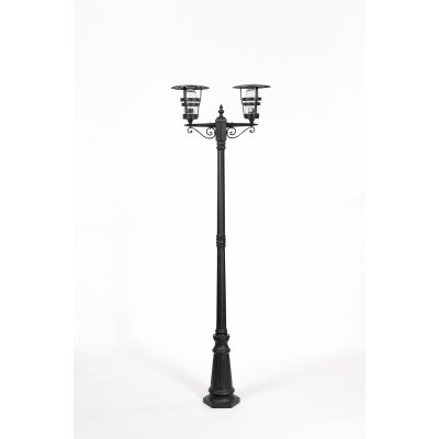 Светильник столб уличный 2 фонаря Oasis Light 68909A Bl Светильник столб уличный 2 фонаря Oasis Light 68909A Bl