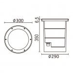 Светильник встраиваемый Oasis Light 73206A