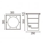 Светильник встраиваемый Oasis Light 73206B
