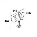 Светильник наземный на скобе Oasis Light 77194