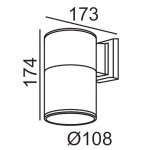 Светильник настенный Oasis Light 78002 S