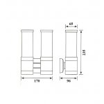 Светильник настенный Oasis Light 78032 Bl