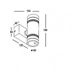 Светильник настенный Oasis Light 78048 Cb